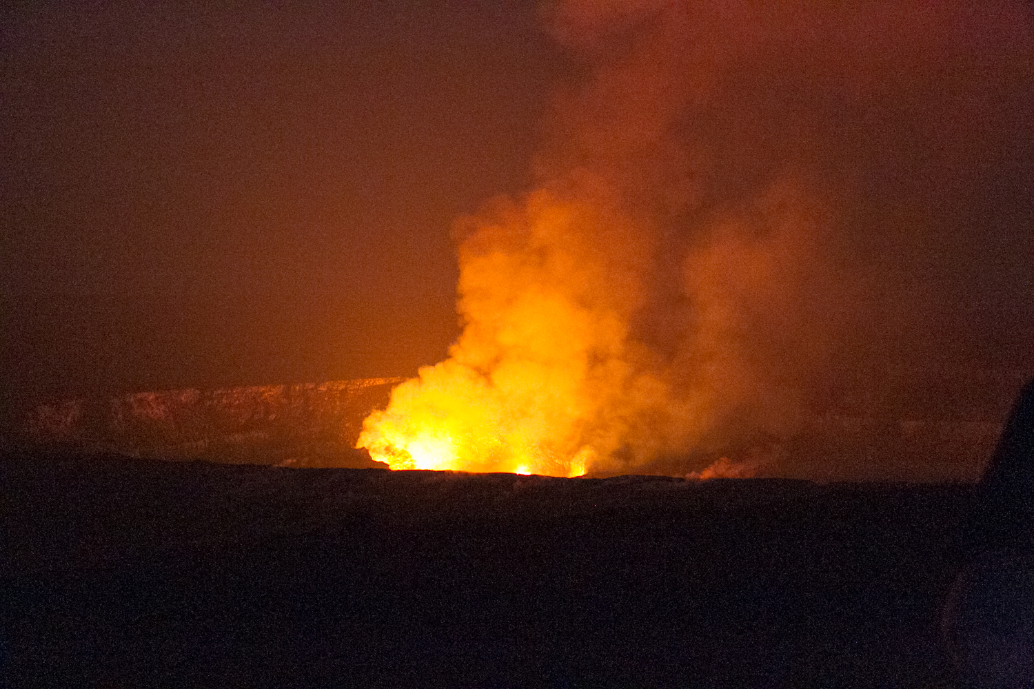 ハワイ・コナ　ビッグアイランド　キラウエア火山